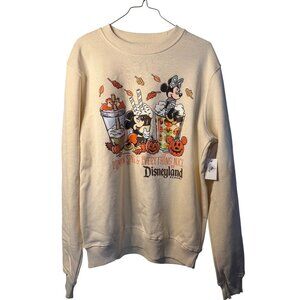 NWT Disneyland Halloween Pumpkin Spice & Everything Nice Sweater Adult XS 2025